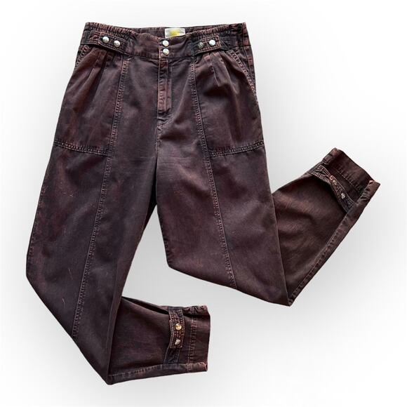 Noam Denim - Noam Maddox Brown High Rise Tapered Leg Jeans Women’s Size 28
